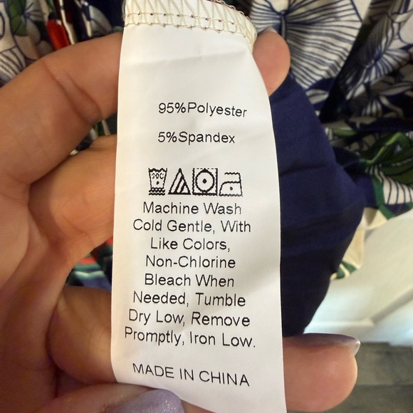 Dalia MacPhee long-sleeve floral pleated midi dress Large - Picture 10 of 12